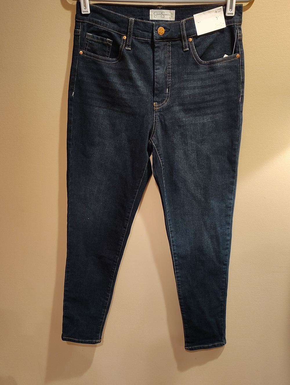 NEW Jessica Simpson Size 4/27 Dark Blue Skinny Jeans WM1